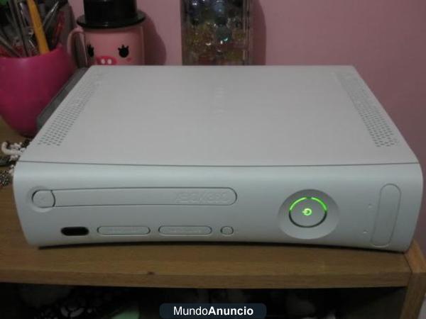 xbox 360 , 2 mandos y 7 juegos