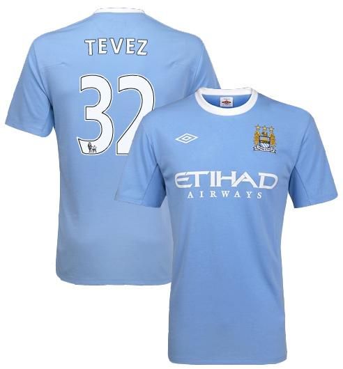 camiseta Manchester city tevez