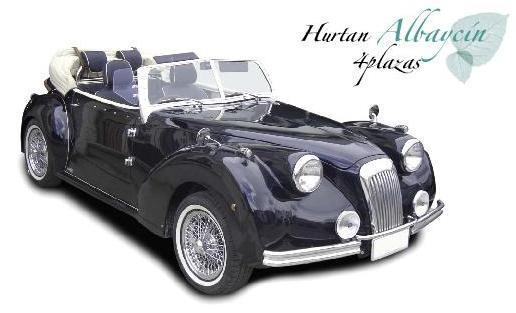 Hurtan Roadster modelo Albaicín de 4 plazas, tipo Jaguar MKII o Morgan