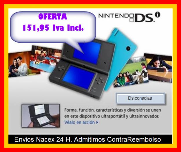 Nintendo Dsi Oferta 144 Iva Incluido 2 años Garantia