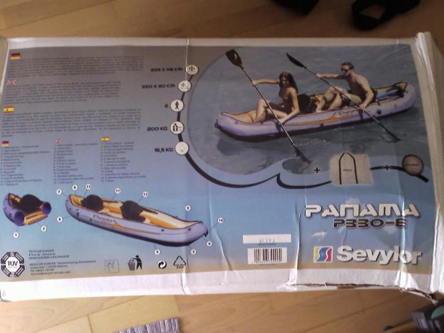 VENDO KAYAK SEVYLOR 250EUROS CON REMOS BIPLAZA