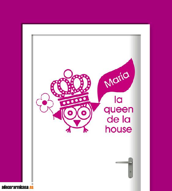 La Queen de la casa My Room Vinilo decorativo infantil