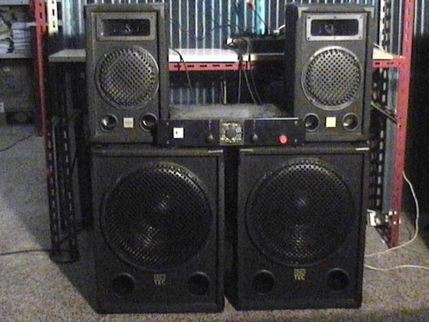 EQUIPO SONIDO  PROFESIONAL DISCO 500W.RMS.