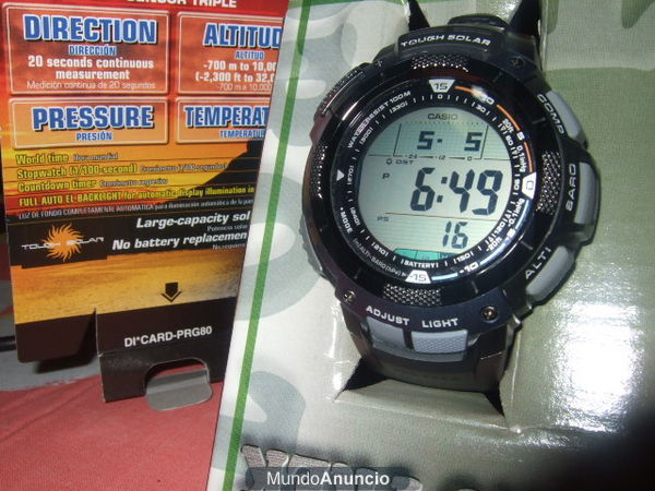 Vendo, casio protrek-prg-triple-sensor-toul-solar-80t-2-ver,