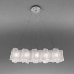 Artemide Logico sospensione micro 5 in linea difusor seda lúcido - iLamparas.com