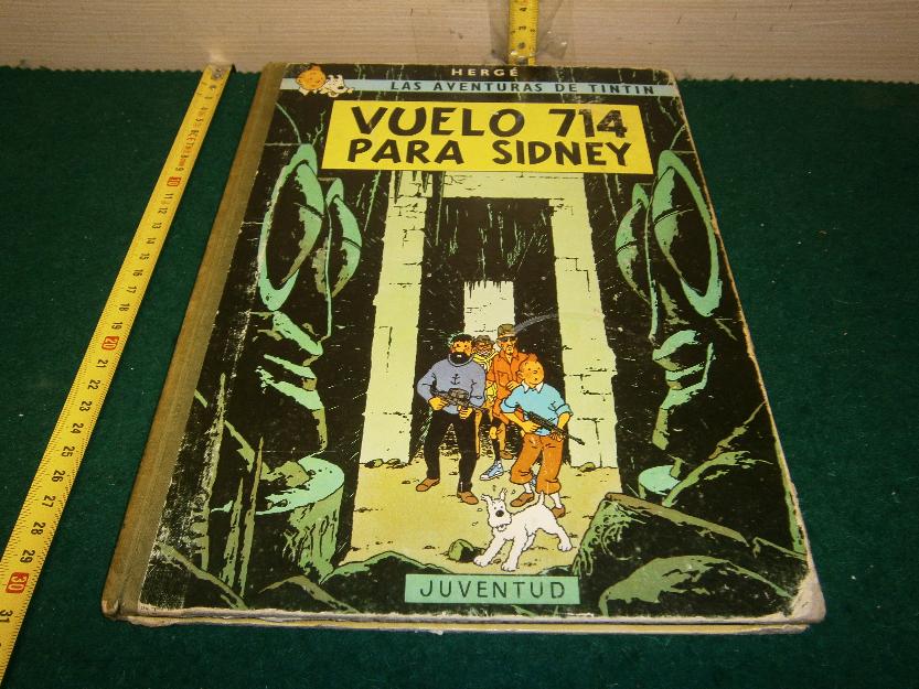 tin-tin tin tin tintin las aventuras de tintin vuelo 714 para sidney herge 1969