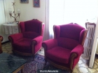 JUEGO DE SOFA+BUTACONES VINTAGE EN ROJO - mejor precio | unprecio.es