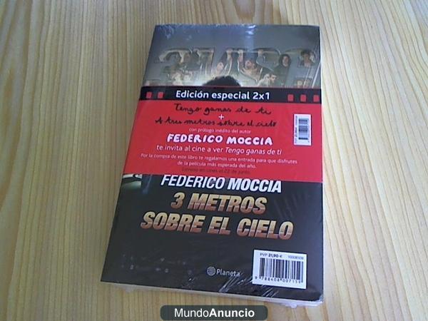 Libro doble Tengo ganas de ti + 3MSC + entrada cine incluida