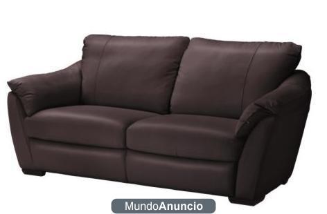 SOFA 3 PLAZAS IKEA PIEL ALVROS