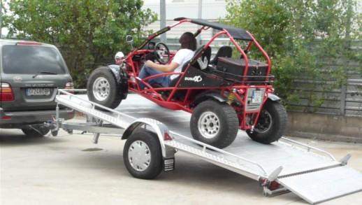 PLATAFORMAS PARA EL TRANSPORTE DE  QUADS, BUGGYS, KARTS, ATV, ETC.