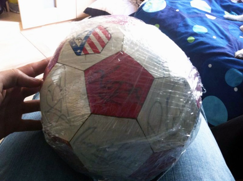 Balón Firmado Atlético de Madrid 96/97 ¡Perfecto estado!