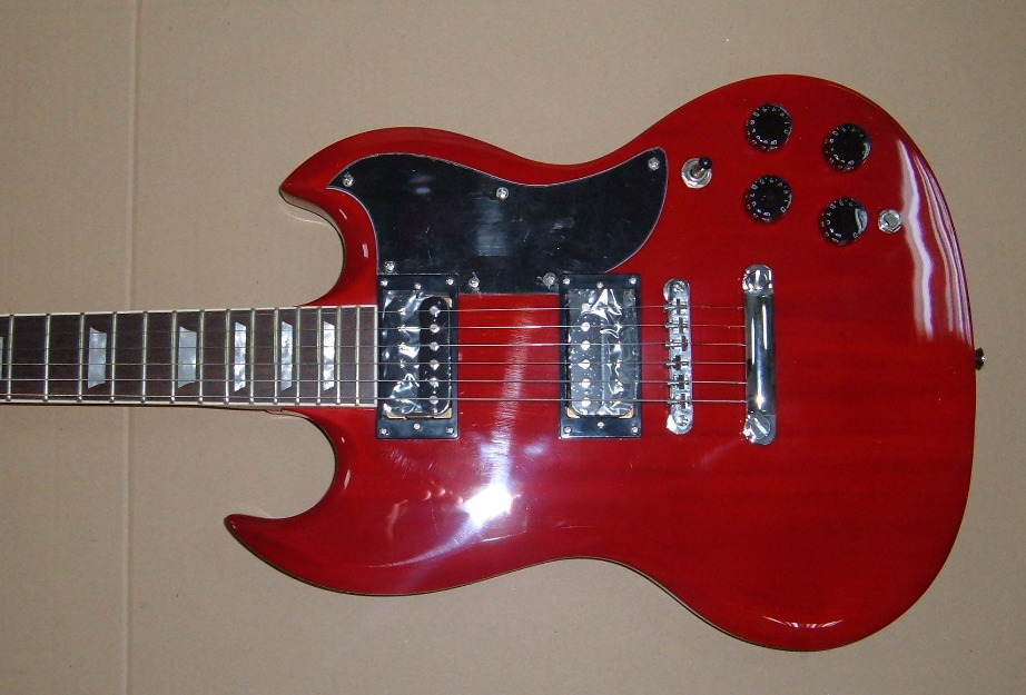 Guitarra electrica tipo gibson sg, nueva