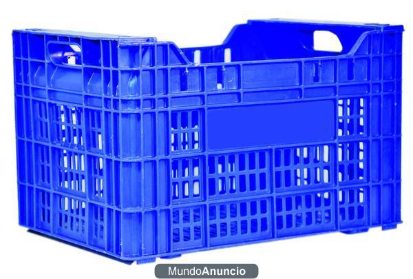 Caja Plastico Naranjera Usada 50X35X31