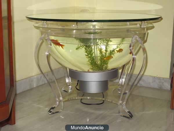 Se vende MESA-ACUARIO novedad