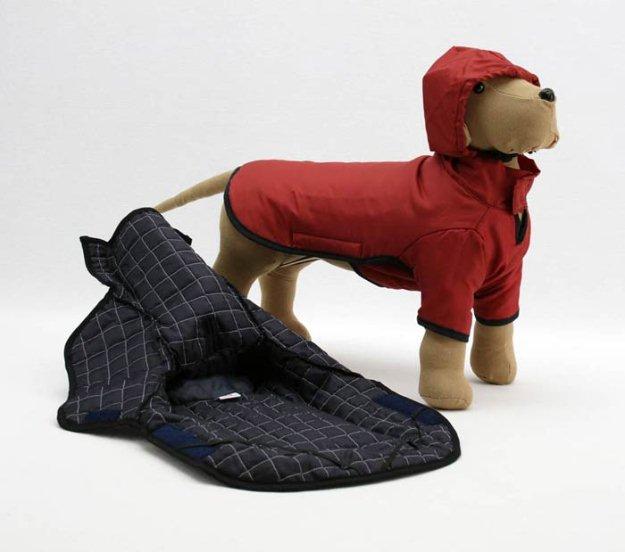 Abrigo impermeable para perros