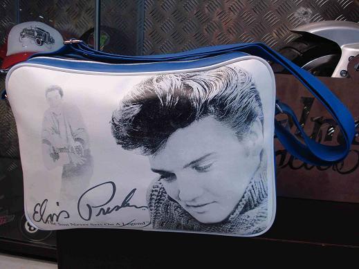 BOLSO ELVIS PRESLEY CRUZADO AZUL