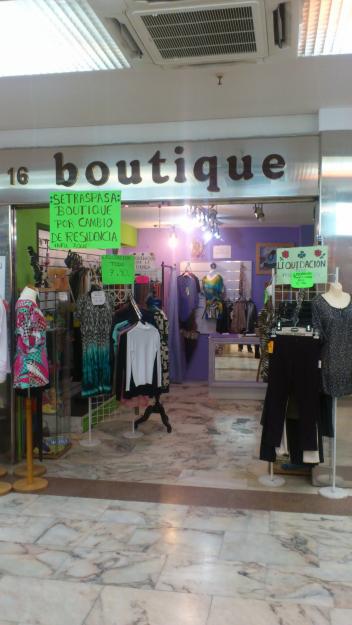 Traspaso de boutique en galería comercial