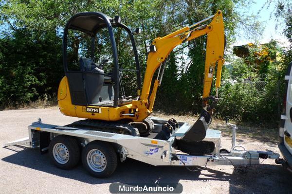 2008 JCB 8014 excavadora - 3 cubos