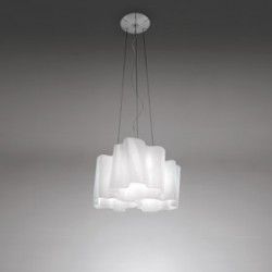 Artemide Logico sospensione micro 3x120° difusor seda lúcido - iLamparas.com