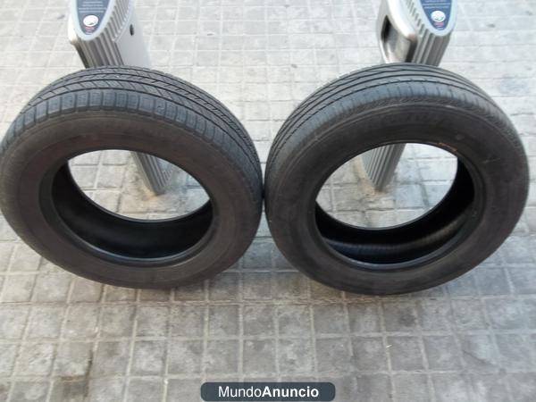 SE VENDEN 2 RUEDAS DE RENAULT LAGUNA 195/65 R15 MICHELIN Y BRIGESTONE AL 80%,TFNO: 652 50 56 64--LUIS