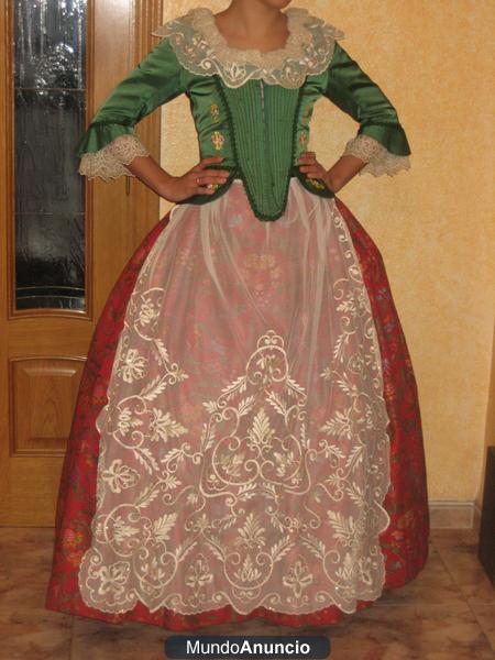 Traje fallera siglo XVIII