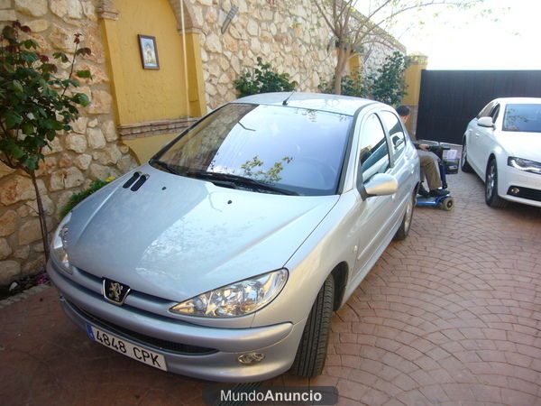 venta o cambio por smart,peugeot 206 gasolina 5p,110c.v automatico